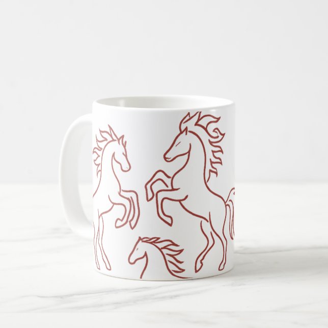 Taza De Café Three Fire Horse Mug 2026 (Anverso izquierdo)