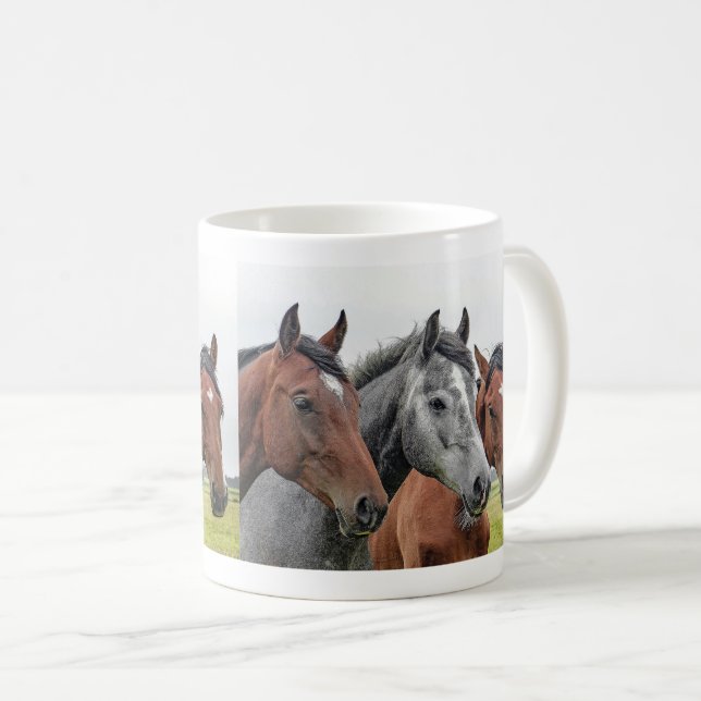Taza De Café Three horse (Anverso derecho)