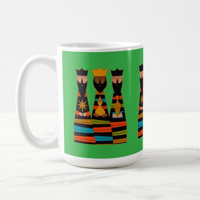 Taza De Café Three Wise Men Modern Mid-Century (Izquierda)