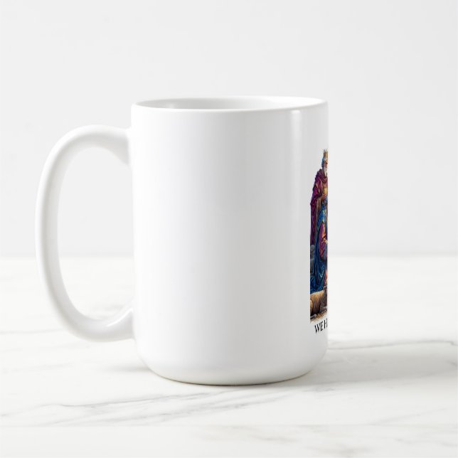 Taza De Café Three Wise Men T-Shirt, Adoration Epiphany Art (Izquierda)
