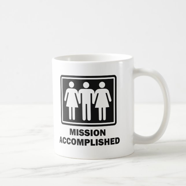 Taza De Café Threesome realizado de la misión (Derecha)