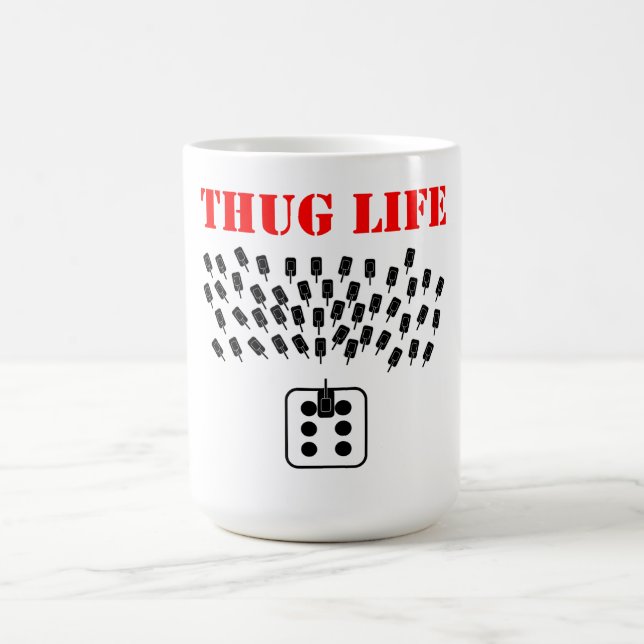 Taza De Café Thug Life (Centro)