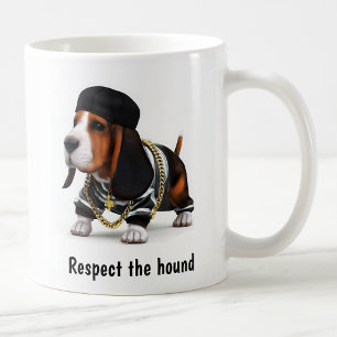 Taza De Café Thug Life Basset Hound