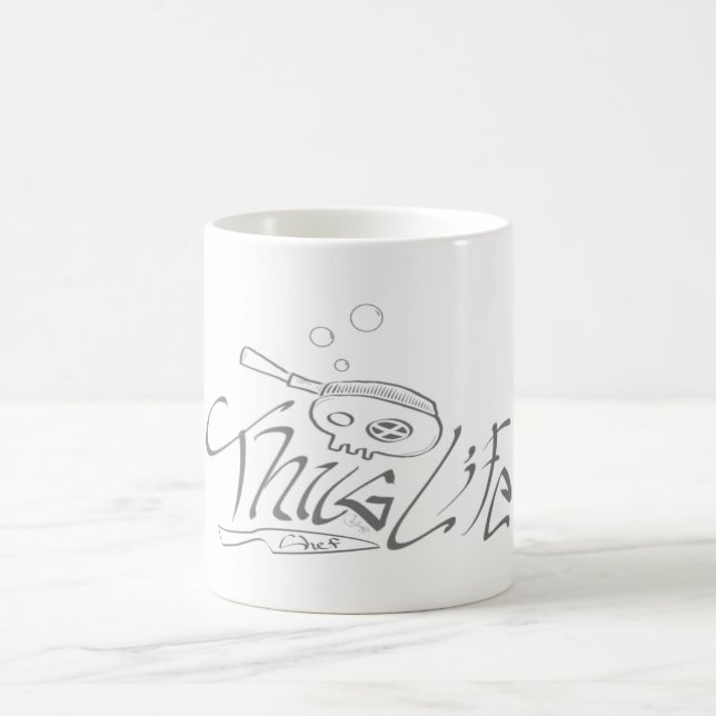 Taza De Café Thug Life Chef (Centro)