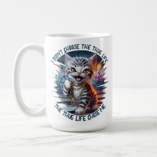Taza De Café Thug Life Kitten
