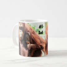 Thumbs Up to the Best Dad - Mug de Orangutan