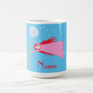 Taza De Café Thunder_Cove, Chica Dandelion de cabello rojo