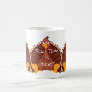 Taza De Café Thunder_Cove de Acción de Gracias en Turquía