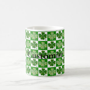Taza De Café Thunder_Cove de patrón de Shamrock