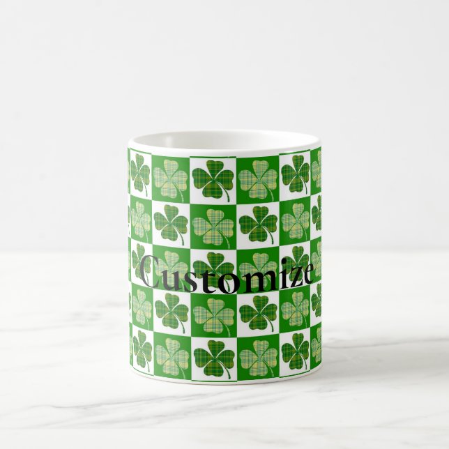 Taza De Café Thunder_Cove de patrón de Shamrock (Centro)
