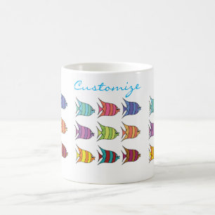 Taza De Café Thunder_Cove de pez tropical multicolor