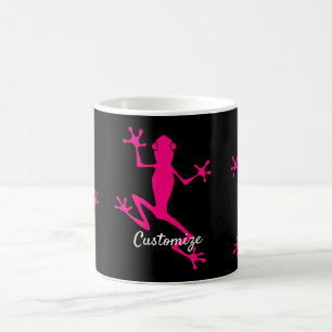Taza De Café Thunder_Cove de rana de árbol rosa