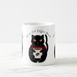 Taza De Café Thunder_Cove de rotura de café para gato negro
