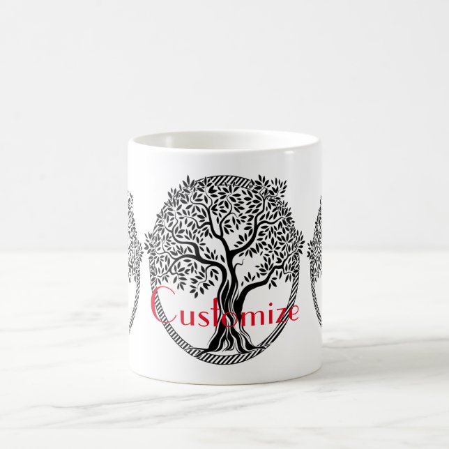 Taza De Café Thunder_Cove del árbol de la vida    (Centro)