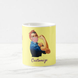 Taza De Café Thunder_Cove: Empoderamiento femenino enmascarado