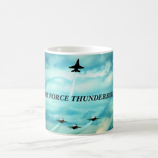 TAZA DE CAFÉ THUNDERBIRDS DE LA FUERZA AÉREA (Centro)