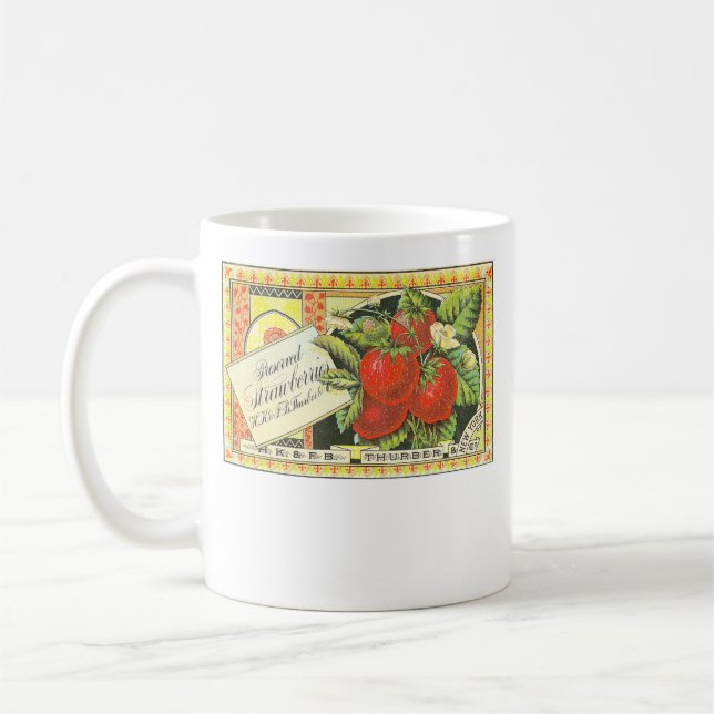 Taza De Café Thurber preservó las fresas (Izquierda)