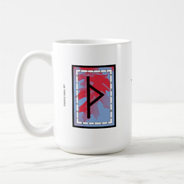 Taza De Café Thurisaz Rune Mug - Defensa! (Izquierda)