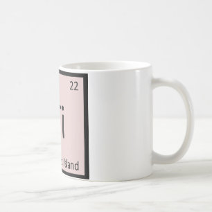 Taza De Café Ti - Tabla Periódica de Química Thousand Island