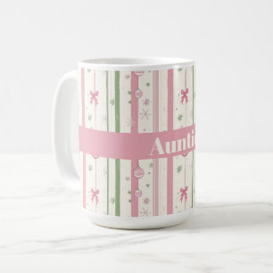 Taza De Café Tía Coquette Rosa Personalizada Fiesta
