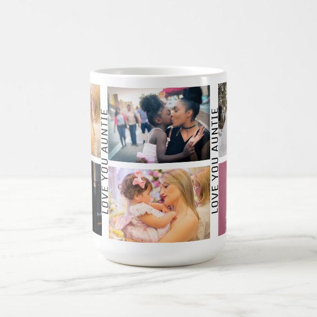 Taza De Café Tía de la Personalizado de fotos 6 (Centro)