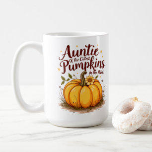 Taza De Café Tía de las calabazas más graciosas del parche