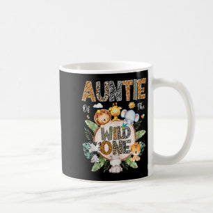 Taza De Café Tía De Lo Salvaje Un Primer Cumpleaños Safari Jung