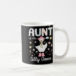 Taza De Café Tía del ganso tonto cumpleaños niña 1 familia