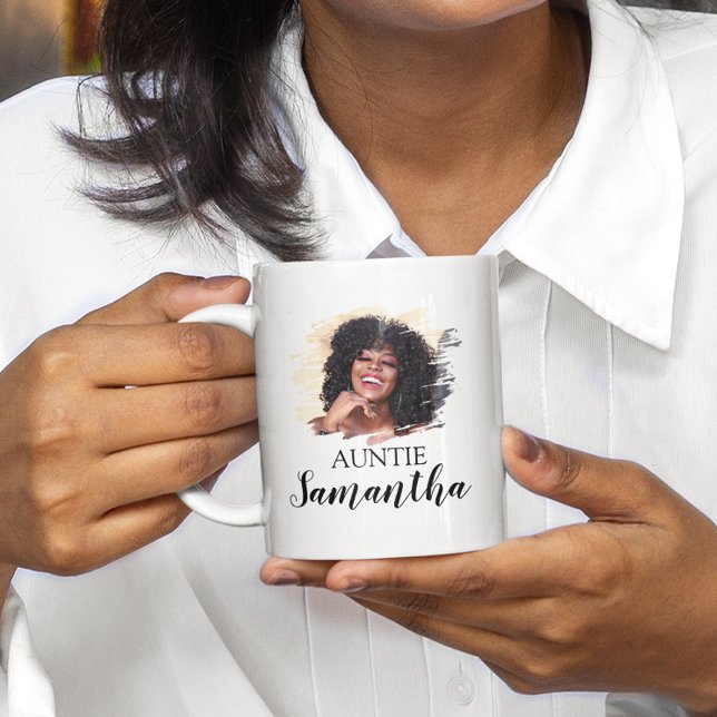 Taza De Café Tía fotográfica personalizada (Subido por el creador)