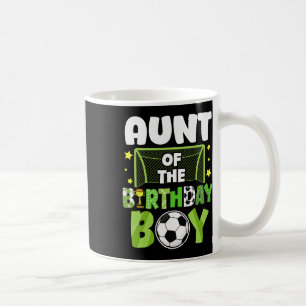 Taza De Café Tía Fútbol Cumpleaños Chico Fiesta Fútbol Familia