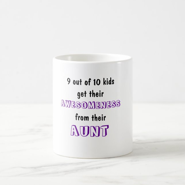 Taza De Café Tía impresionante Mug (Centro)