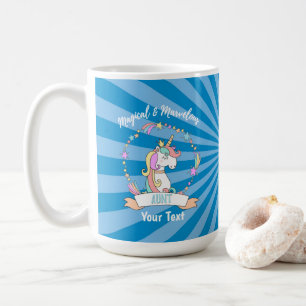 Taza De Café Tía Maravillosa Mágica - Princesa Unicornio