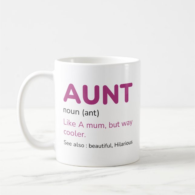 Taza De Café tía Noun (Izquierda)