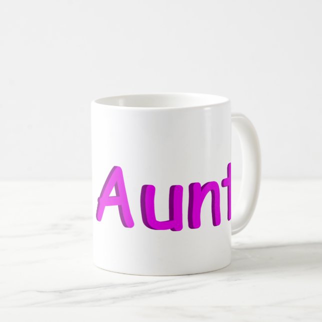 Taza De Café Tía número uno (Anverso derecho)