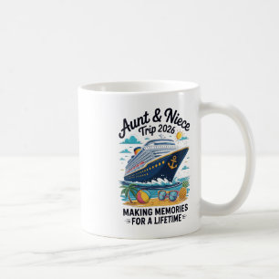 Taza De Café Tía Sobrina Crucero Viaje 2026 Verano Vacaciones C