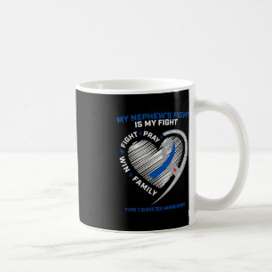 Taza De Café Tía T1D Tía Menor Conciencia Diabética Sobrino Tip