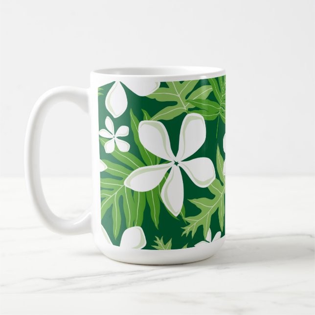 TAZA DE CAFÉ TIARE (VERDE) (Izquierda)