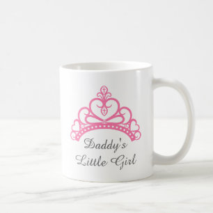Taza De Café Tiarita de princesa rosa chic para niña