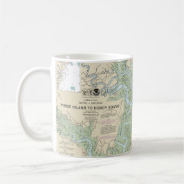 Taza De Café Tíbee Island to Doboy Sound Nautical Chart 11509