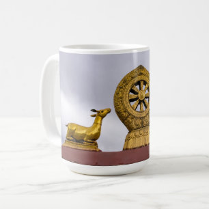 Taza De Café Tíbet, Lhasa - Rueda Dharma en el templo Jokhang