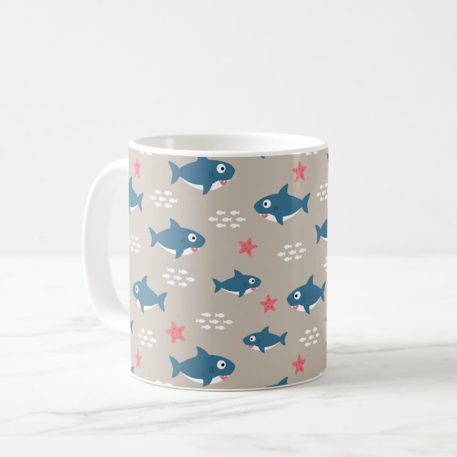Taza De Café Tiburón (Anverso izquierdo)