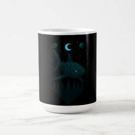 Taza De Café Tiburón Astral - Depredador del Océano Cósmico