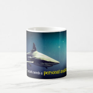 Taza De Café Tiburón de punta negra oceánica bajo el agua