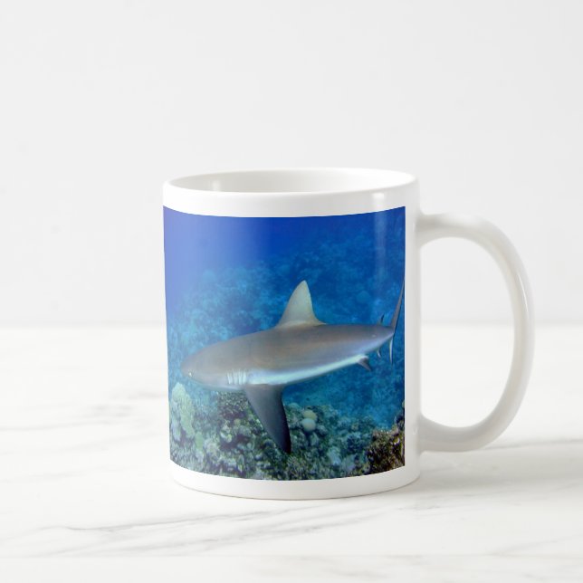 Taza De Café Tiburón gris del filón (Derecha)