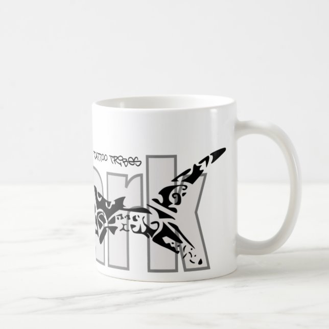 Taza De Café Tiburón tribal (Derecha)