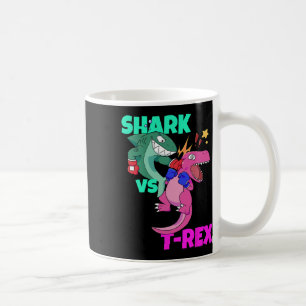 Taza De Café Tiburón Vs Dinosaurio T Guantes De Boxeo Rex Para 