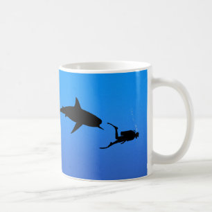 Taza De Café Tiburón y EQUIPO DE SUBMARINISMO
