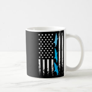 Taza De Café Tiburones 4 De Julio Bandera Americana Niños Hombr