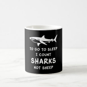Taza De Café Tiburones Fin Fish Sea Ocean Graciosa Idea de rega