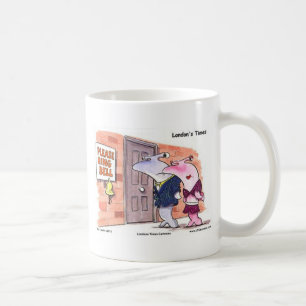 Taza De Café Tiburones martillo en la puerta camisetas divertid